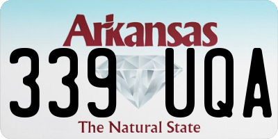 AR license plate 339UQA