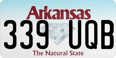 AR license plate 339UQB
