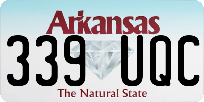 AR license plate 339UQC