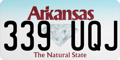 AR license plate 339UQJ