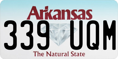 AR license plate 339UQM
