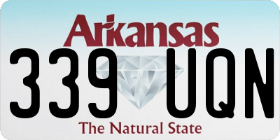 AR license plate 339UQN
