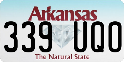 AR license plate 339UQO