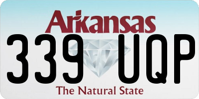 AR license plate 339UQP
