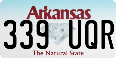 AR license plate 339UQR