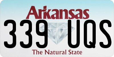 AR license plate 339UQS