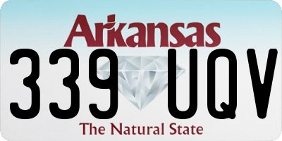 AR license plate 339UQV
