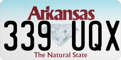AR license plate 339UQX