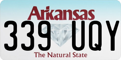 AR license plate 339UQY