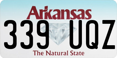 AR license plate 339UQZ