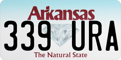 AR license plate 339URA