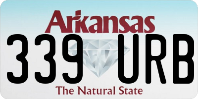 AR license plate 339URB