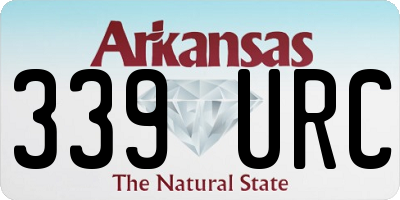 AR license plate 339URC