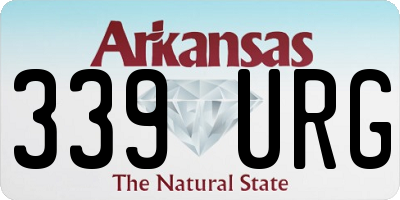 AR license plate 339URG