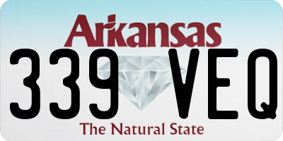 AR license plate 339VEQ