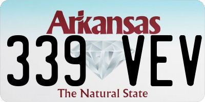 AR license plate 339VEV