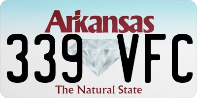 AR license plate 339VFC