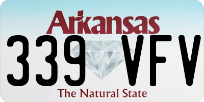 AR license plate 339VFV
