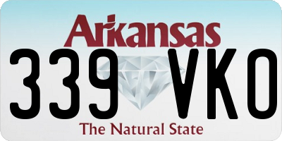 AR license plate 339VKO