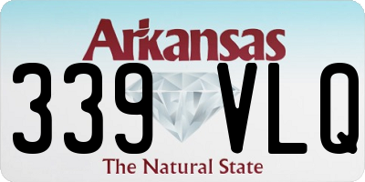 AR license plate 339VLQ