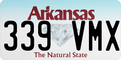 AR license plate 339VMX