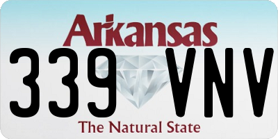 AR license plate 339VNV