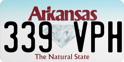 AR license plate 339VPH