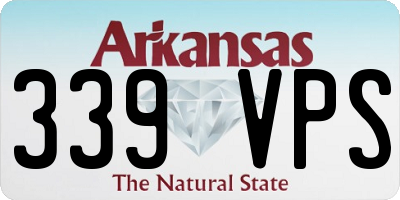 AR license plate 339VPS