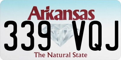 AR license plate 339VQJ
