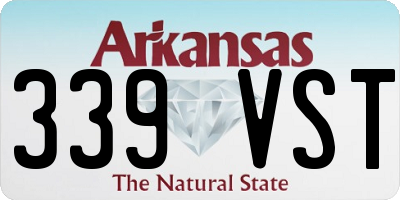 AR license plate 339VST