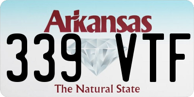 AR license plate 339VTF