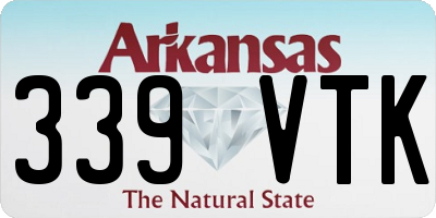 AR license plate 339VTK