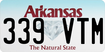 AR license plate 339VTM