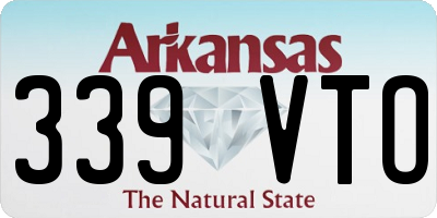 AR license plate 339VTO