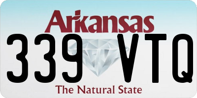 AR license plate 339VTQ
