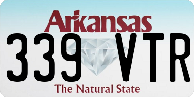 AR license plate 339VTR