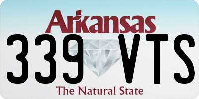 AR license plate 339VTS