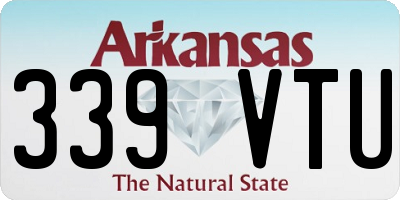 AR license plate 339VTU