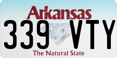 AR license plate 339VTY