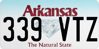 AR license plate 339VTZ