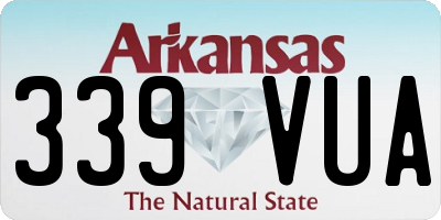 AR license plate 339VUA