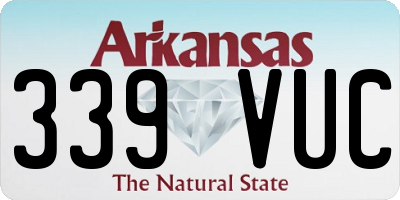 AR license plate 339VUC