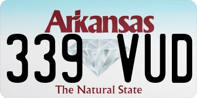 AR license plate 339VUD