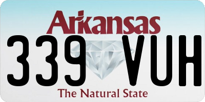 AR license plate 339VUH