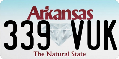 AR license plate 339VUK
