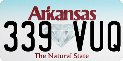 AR license plate 339VUQ