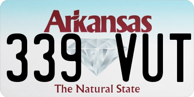 AR license plate 339VUT