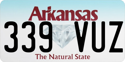 AR license plate 339VUZ