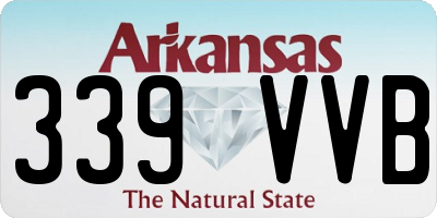 AR license plate 339VVB