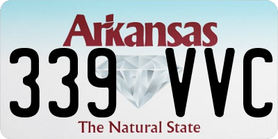 AR license plate 339VVC